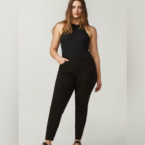 Warp + Weft Denim - Size 22 Black Skinny Jeans